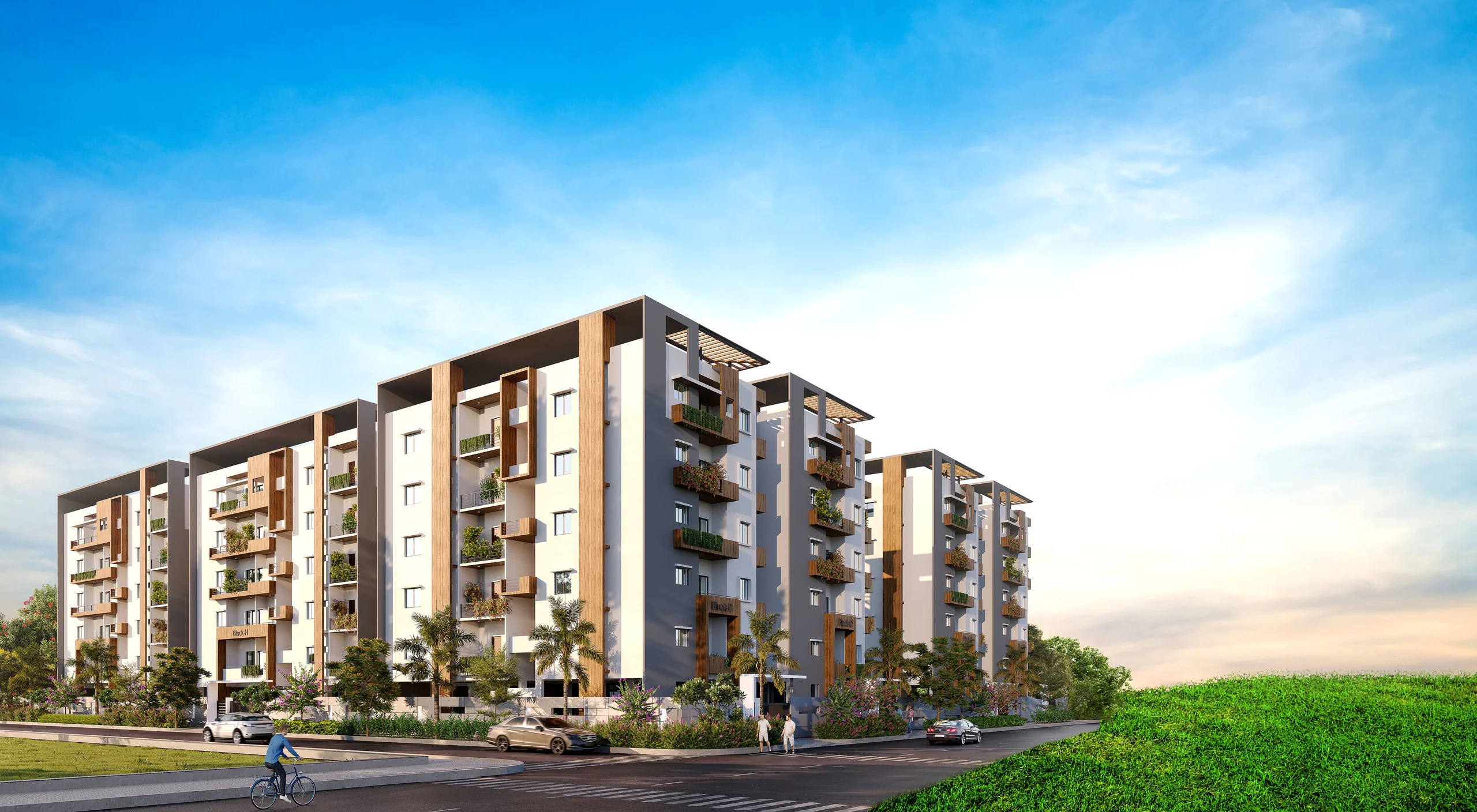Completed Hasthina residential development